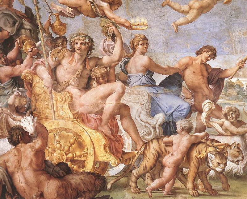 CARRACCI, Annibale Triumph of Bacchus and Ariadne (detail) dsg China oil painting art